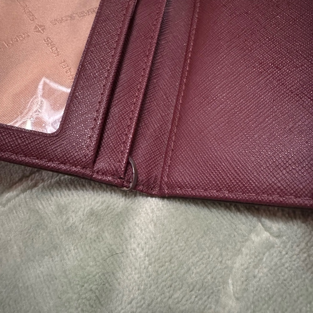 Michael Kors Maroon Signature Wallet - Picture 6 of 7